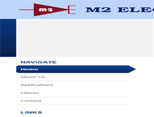 Tablet Screenshot of m2electronics.com